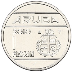 1 флорин 2010 года Аруба — Фото №1