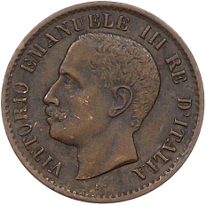 1 чентезимо 1904 года Италия — Фото №2