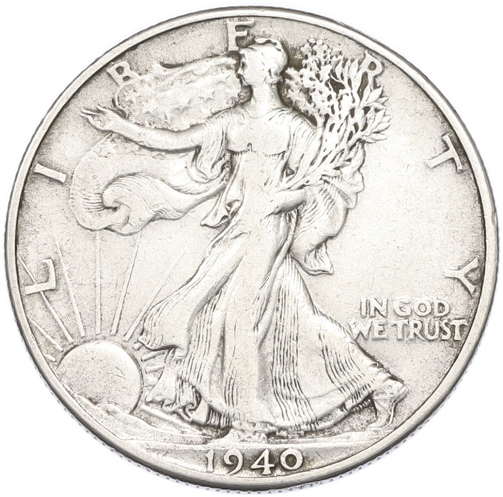 1/2 доллара (50 центов) 1940 года США — Фото №1