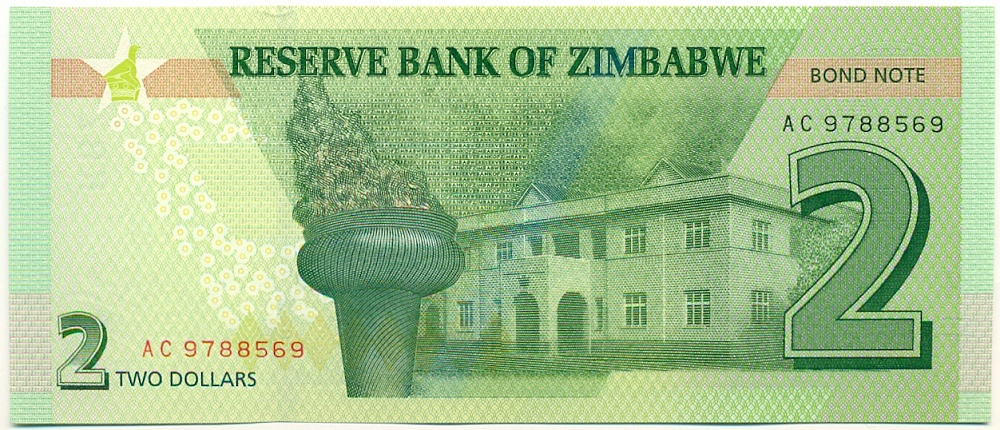 2 доллара 2016 года Зимбабве — Фото №2