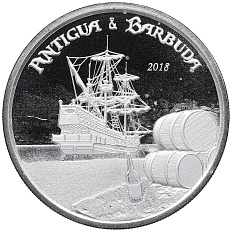 2 доллара 2018 года Восточные Карибы «Антигуа и Барбуда» — Фото №1