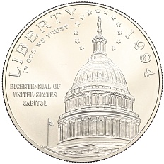 1 доллар 1994 года D США «200 лет Капитолию» — Фото №1