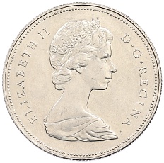 50 центов 1972 года Канада — Фото №2