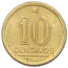 10 сентаво 1948 года Бразилия — Фото №1