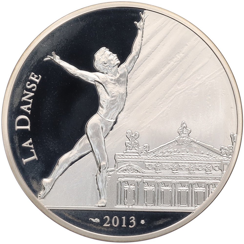 10 евро 2013 года Франция «7 искусств — Рудольф Нуреев и танец» — Фото №1