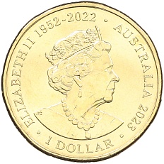 1 доллар 2023 года Австралия «Большие австралийские вещи – большой банан» — Фото №2