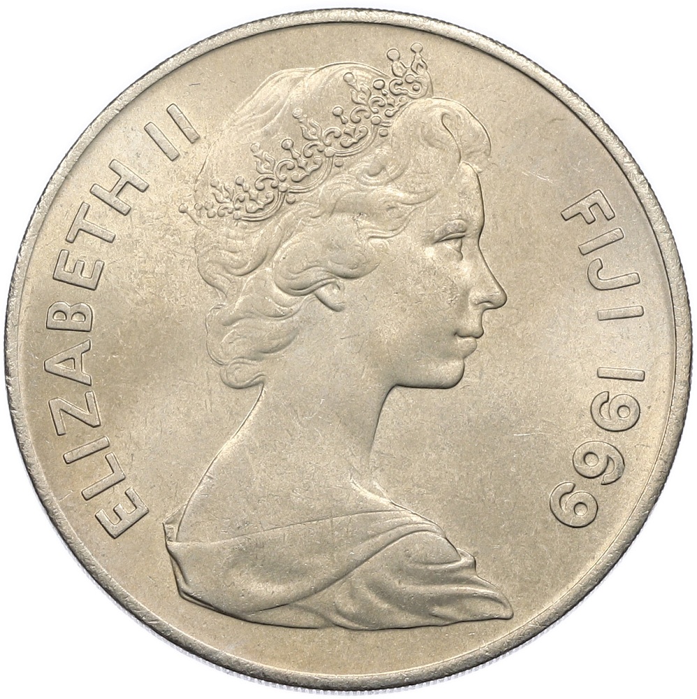 1 доллар 1969 года Фиджи — Фото №2