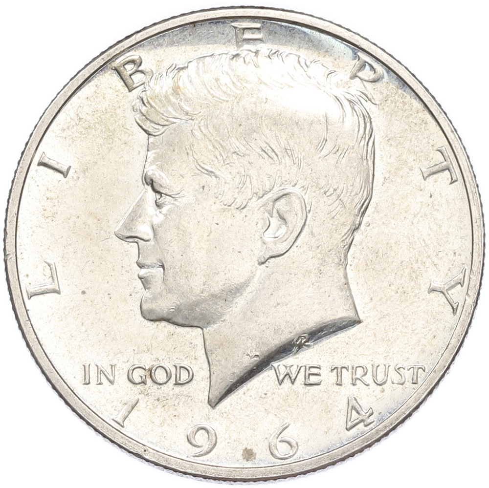 1/2 доллара (50 центов) 1964 года США — Фото №1