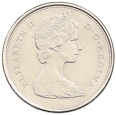25 центов 1969 года Канада — Фото №2