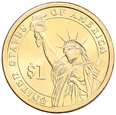 1 доллар 2007 года D США «4-й президент США Джеймс Мэдисон» — Фото №2
