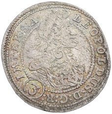 3 крейцера 1701 года Богемия (Леопольд I) — Фото №1