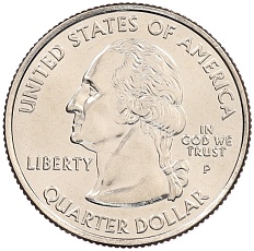 1/4 доллара (25 центов) 2004 года P США «Штаты и территории — Мичиган» — Фото №2