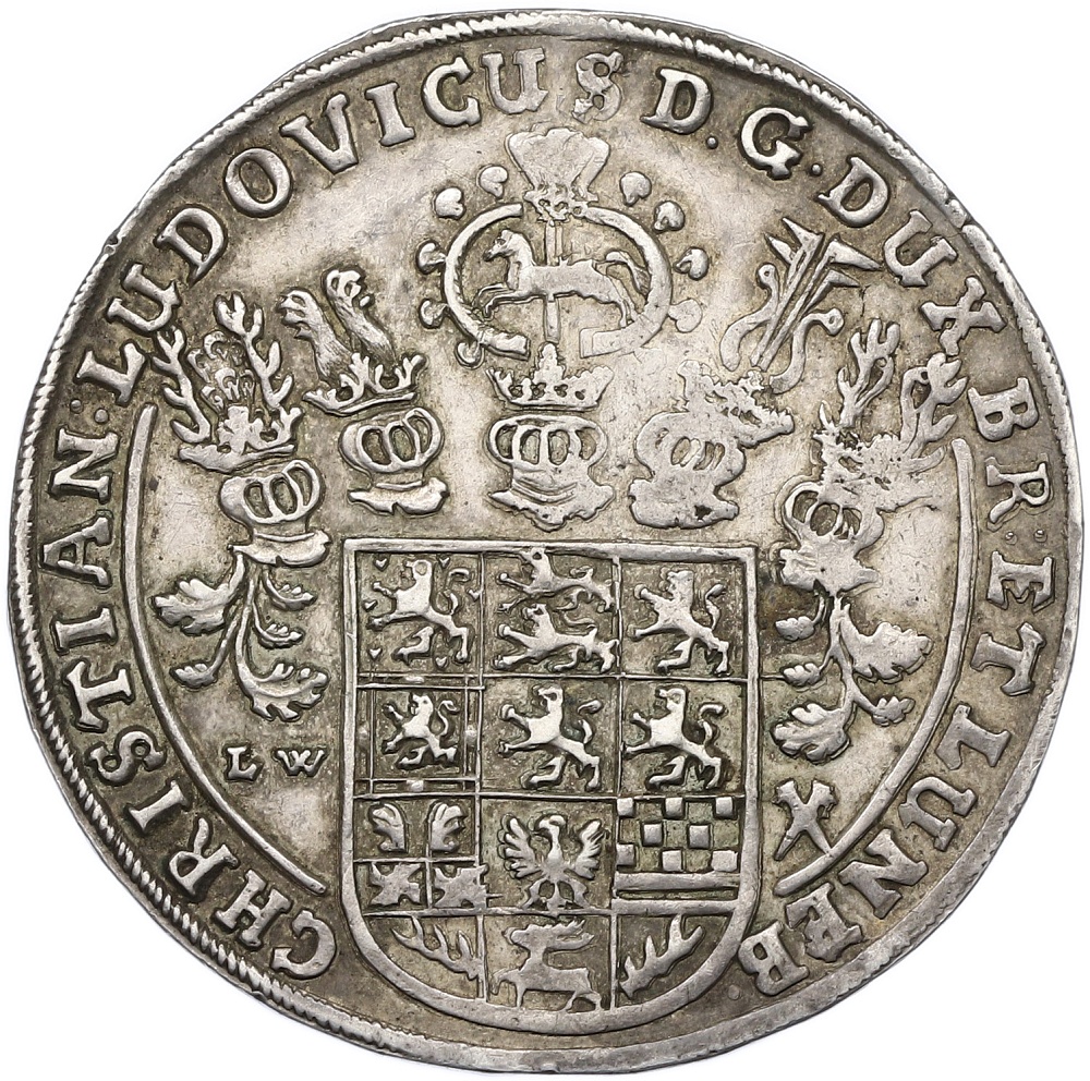1 талер 1663 года Брауншвейг-Люнебург-Целле — Фото №2