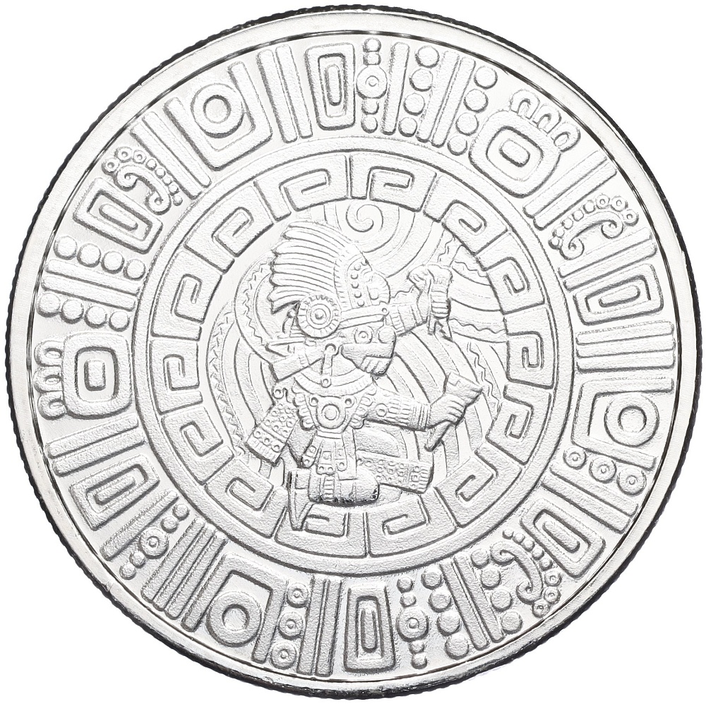 1 унция 2022 года США «Боги Ацтеков — Чальчиутликуэ (Богиня пресной воды)» — Фото №2