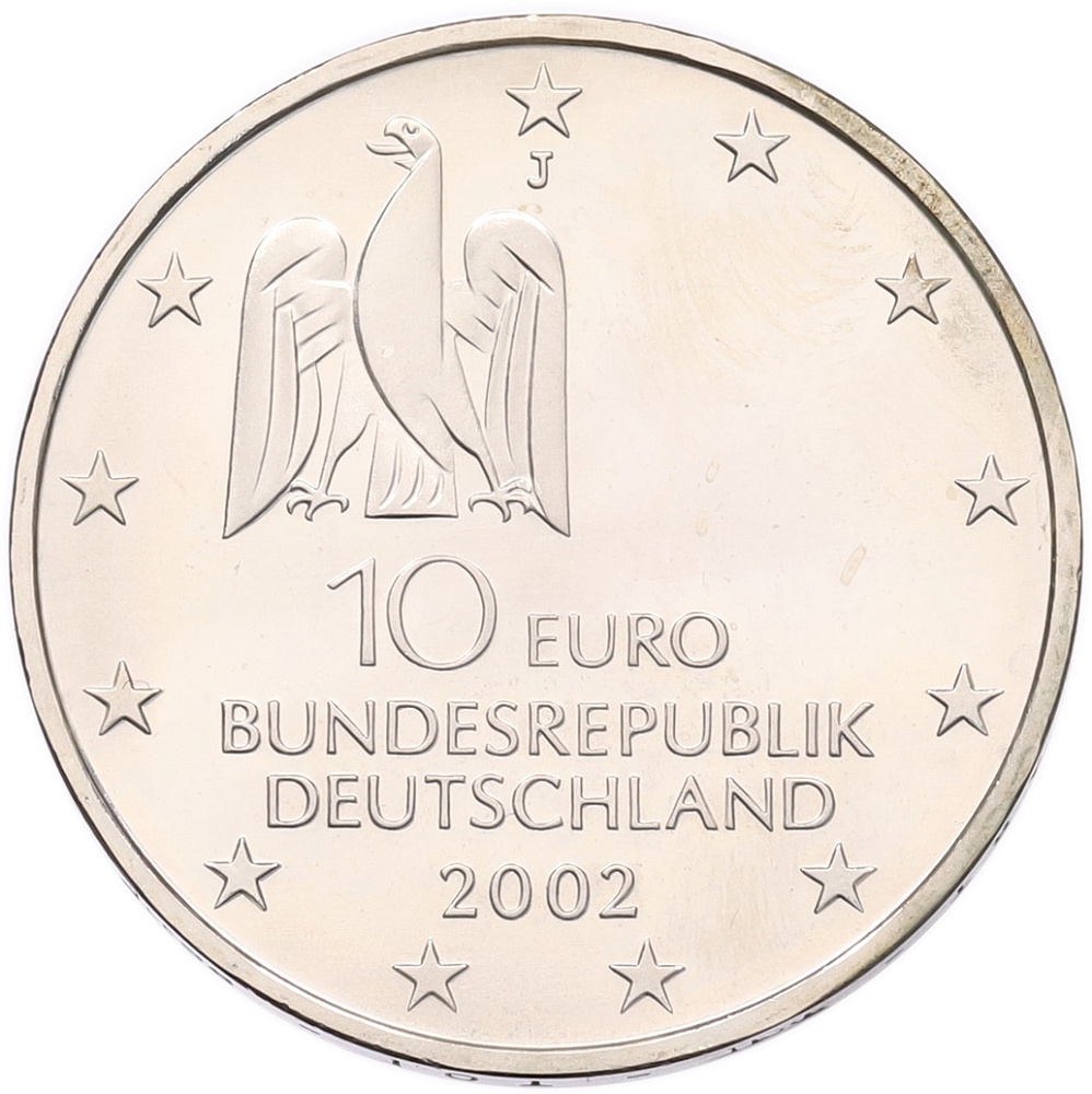 10 евро 2002 года J Германия «Художественная выставка Documenta Kassel» — Фото №2