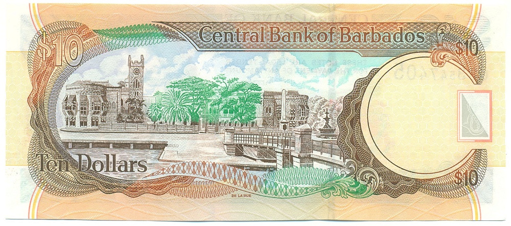 10 долларов 2007 года Барбадос — Фото №2