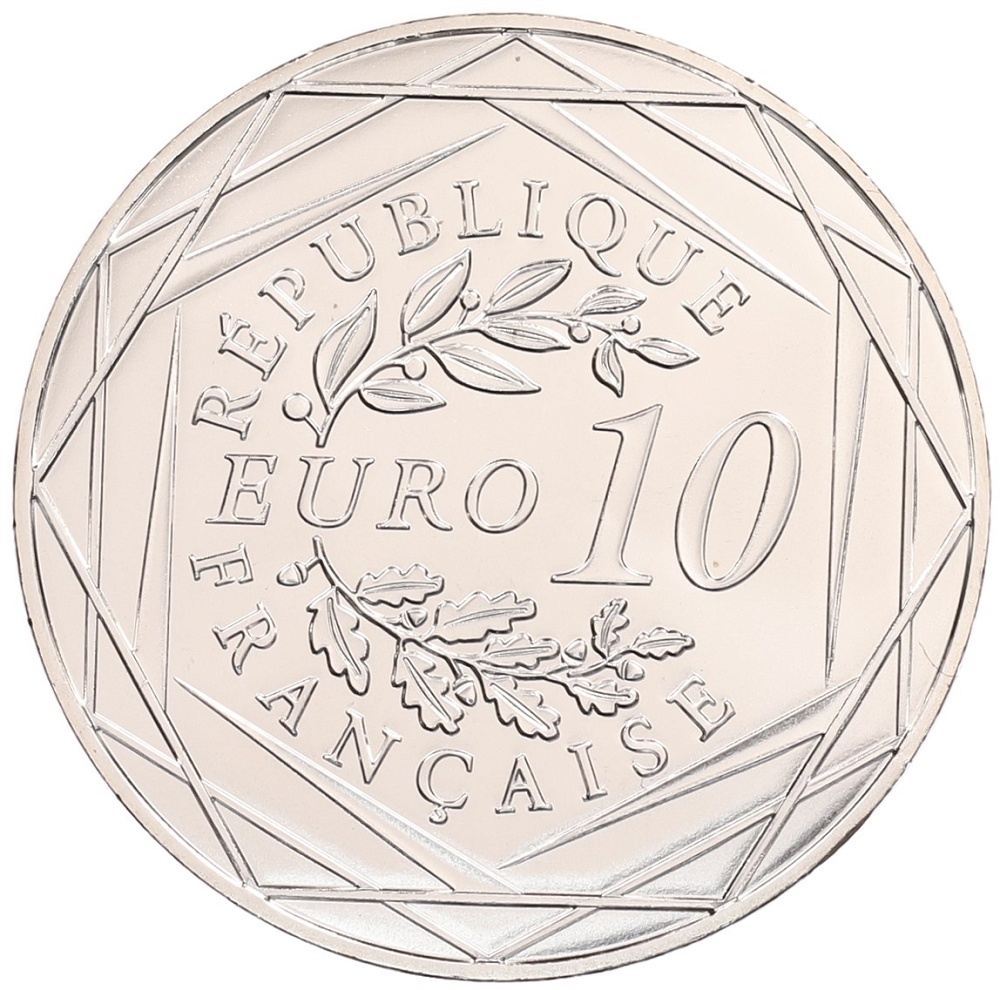 10 евро 2025 года Франция «50 лет финишу Тур де Франс 1975 на Елисейских Полях» (в буклете) — Фото №2