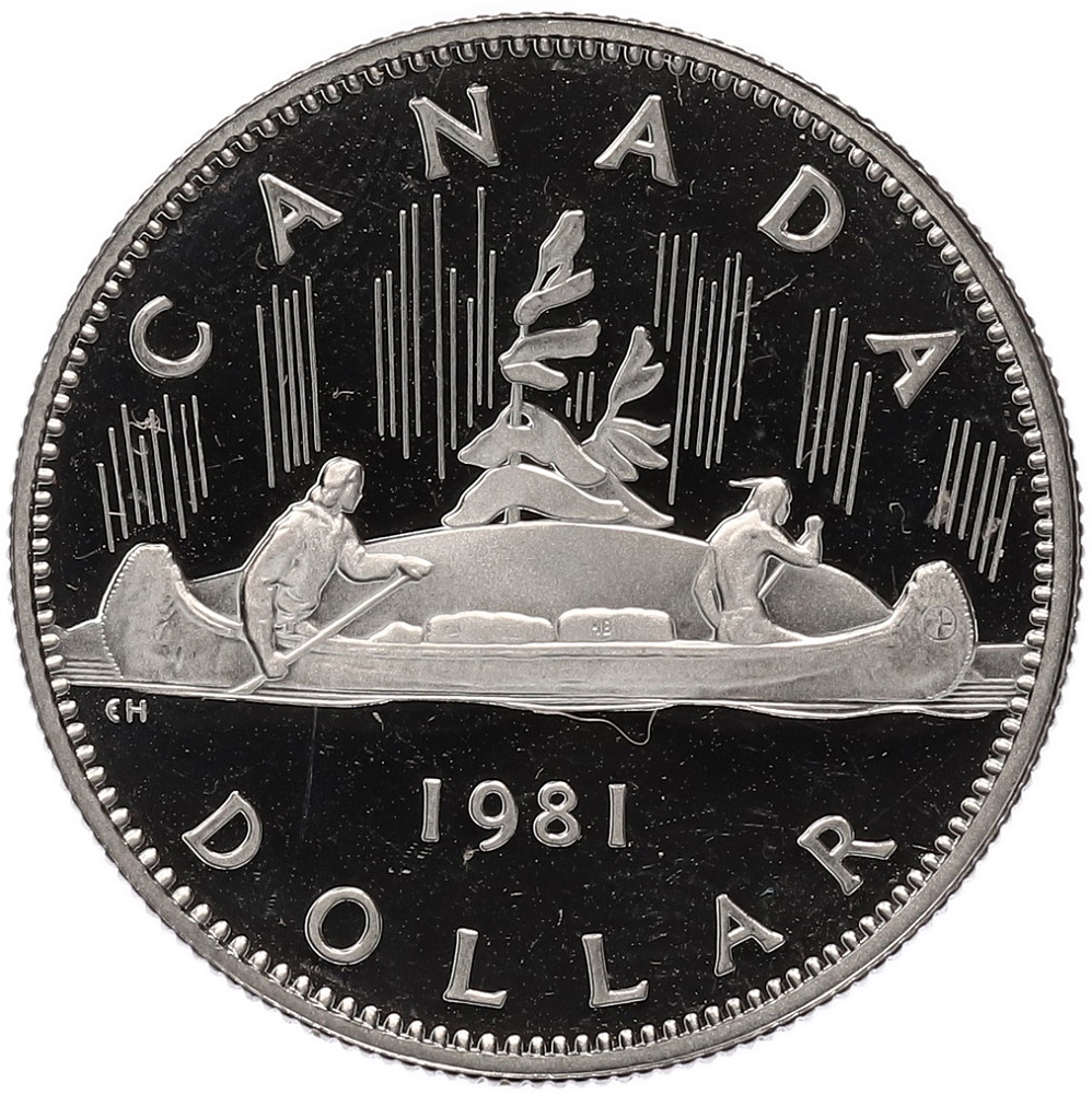 1 доллар 1981 года Канада — Фото №1