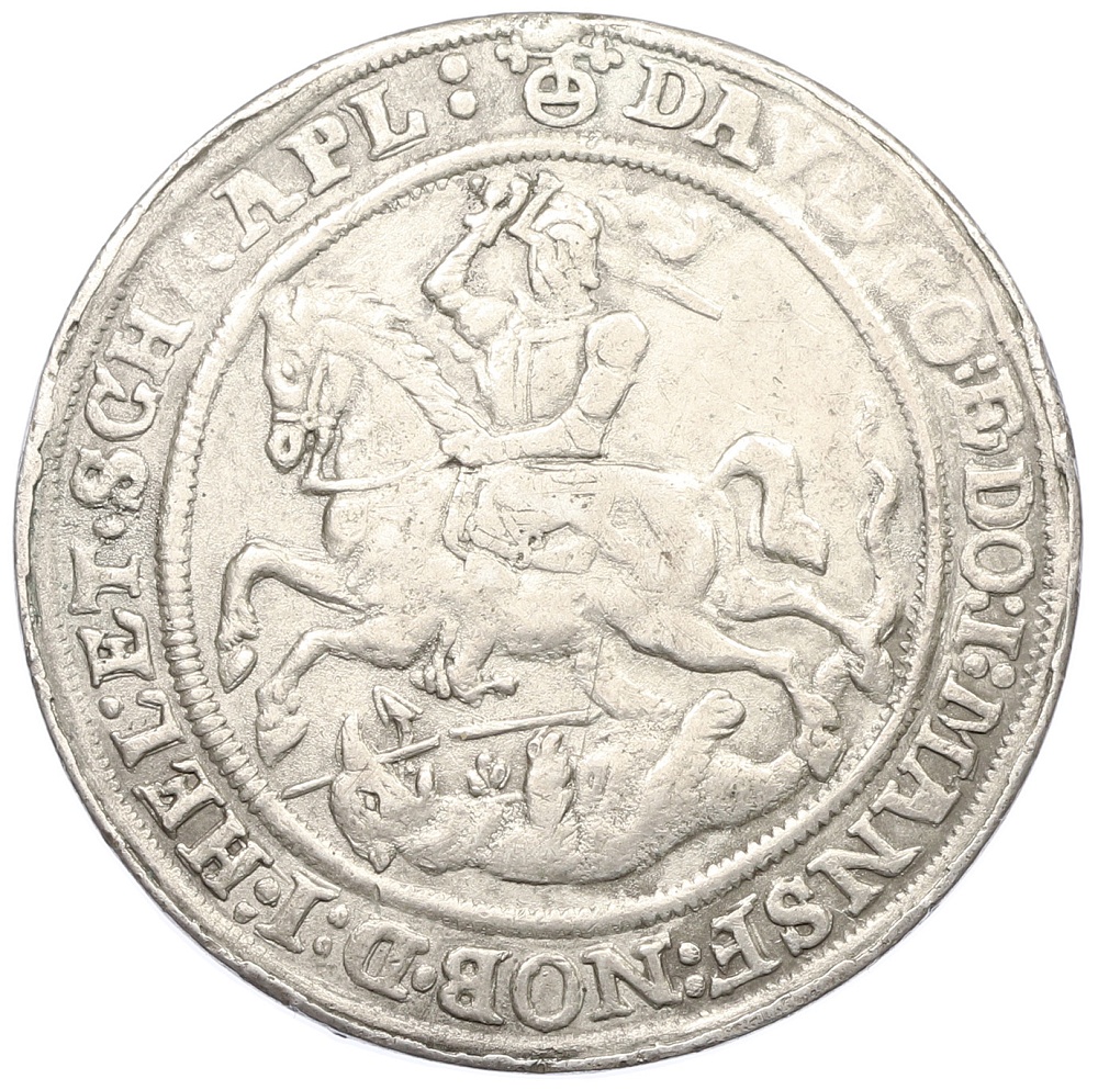 1 талер 1609 года Мансфельд-Хинтерорт — Фото №1