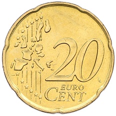 20 евроцентов 2001 года Монако — Фото №2