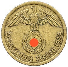 10 рейхспфеннигов 1939 года А Германия — Фото №1