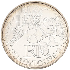 10 евро 2012 года Франция «Регионы Франции — Гваделупа» — Фото №1
