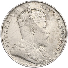 1 доллар 1907 года Стрейтс Сетлментс — Фото №2
