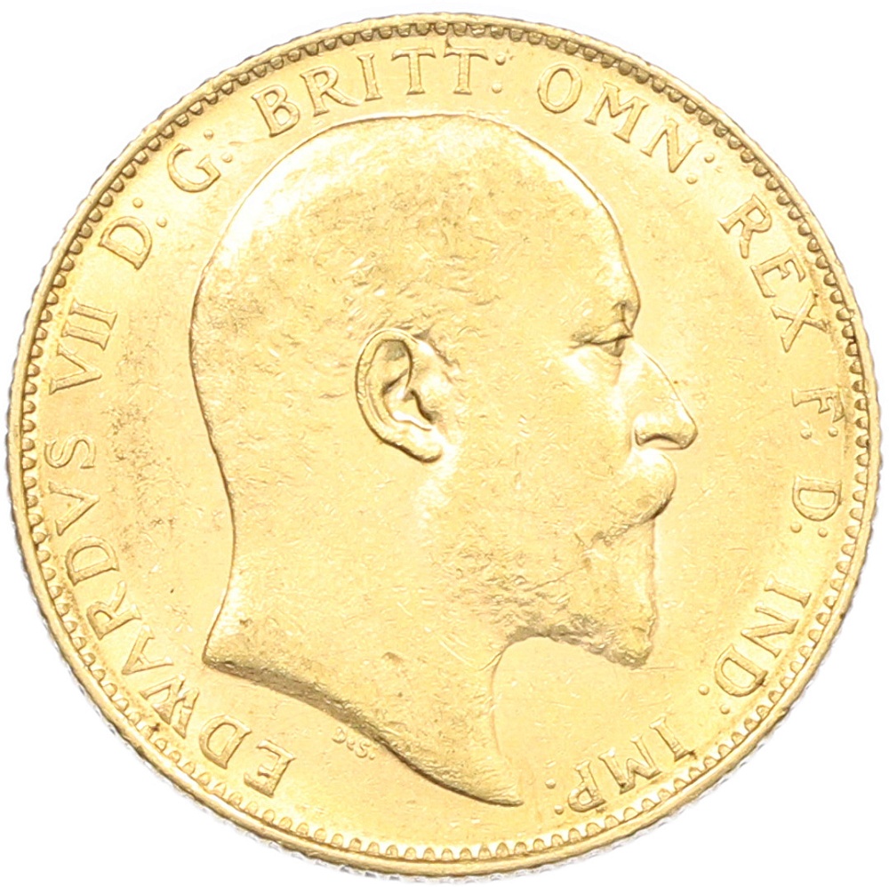 1 соверен 1907 года Великобритания — Фото №2