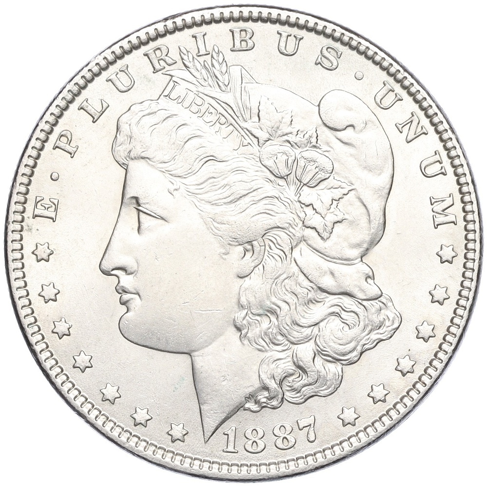 1 доллар 1887 года США — Фото №1