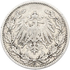 1/2 марки 1905 года G Германия — Фото №2