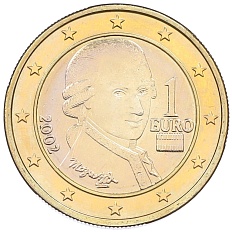 1 евро 2002 года Австрия — Фото №1