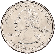 1/4 доллара (25 центов) 2000 года D США «Штаты и территории — Мэриленд» — Фото №2