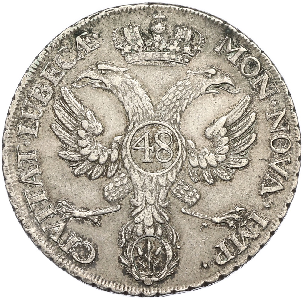48 шиллингов 1752 года Любек — Фото №2