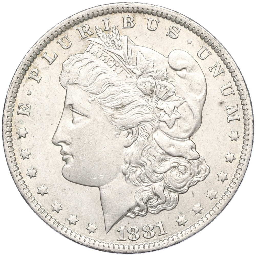 1 доллар 1881 года O США — Фото №1