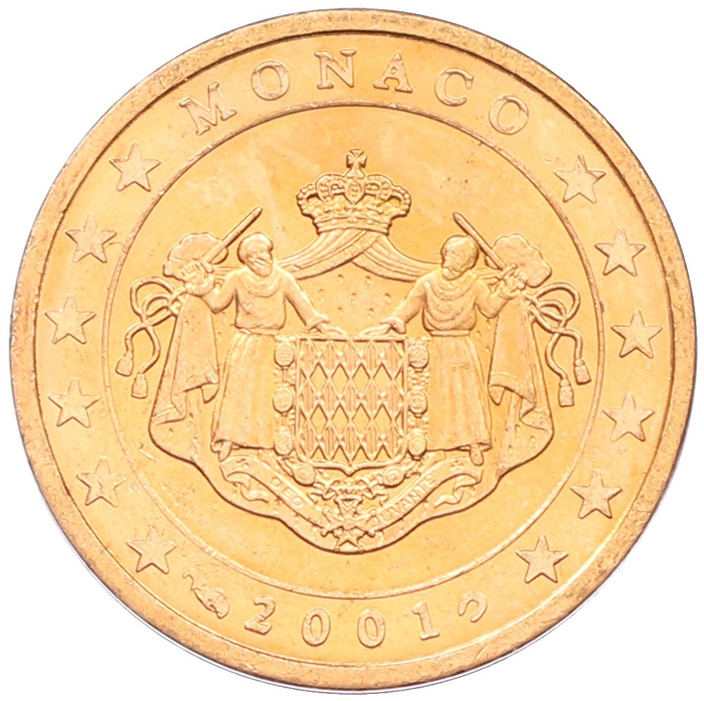 2 евроцента 2001 года Монако — Фото №1