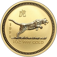 100 долларов 1998 года Австралия «Китайский гороскоп — Год тигра» — Фото №1