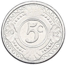5 центов 2012 года Нидерландские Антильские острова — Фото №1