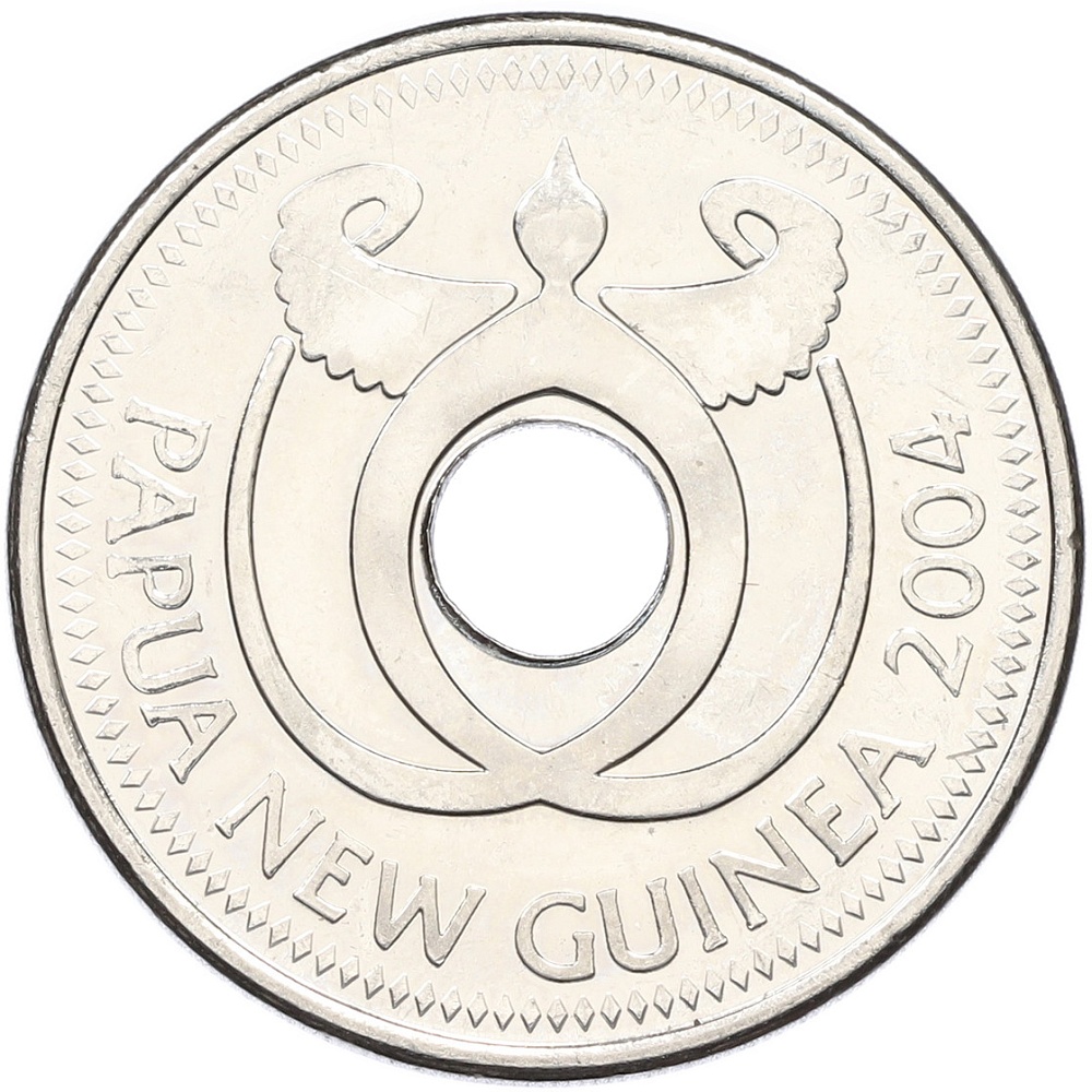 1 кина 2004 года Папуа — Новая Гвинея — Фото №2