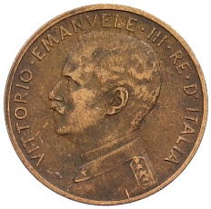2 чентезимо 1911 года Италия — Фото №2