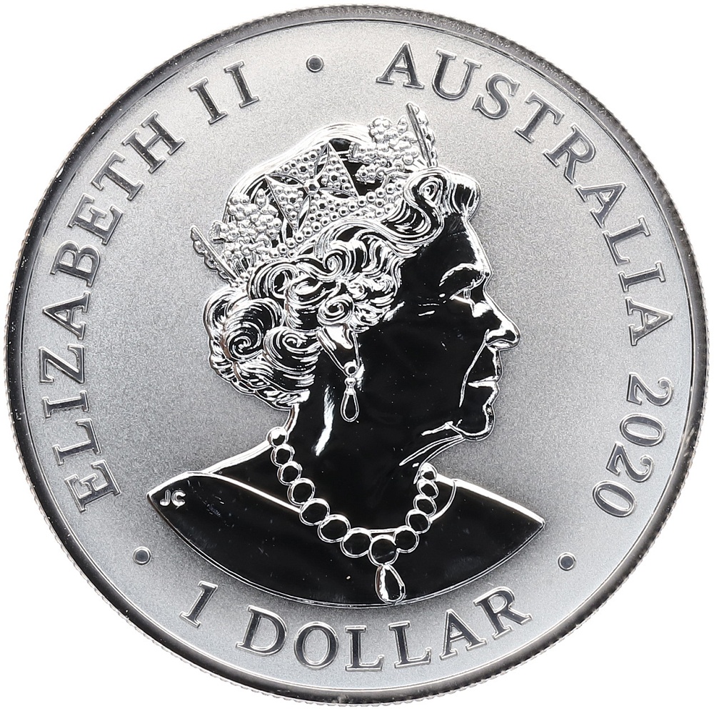 1 доллар 2020 года Австралия «Красноспинный паук» — Фото №2