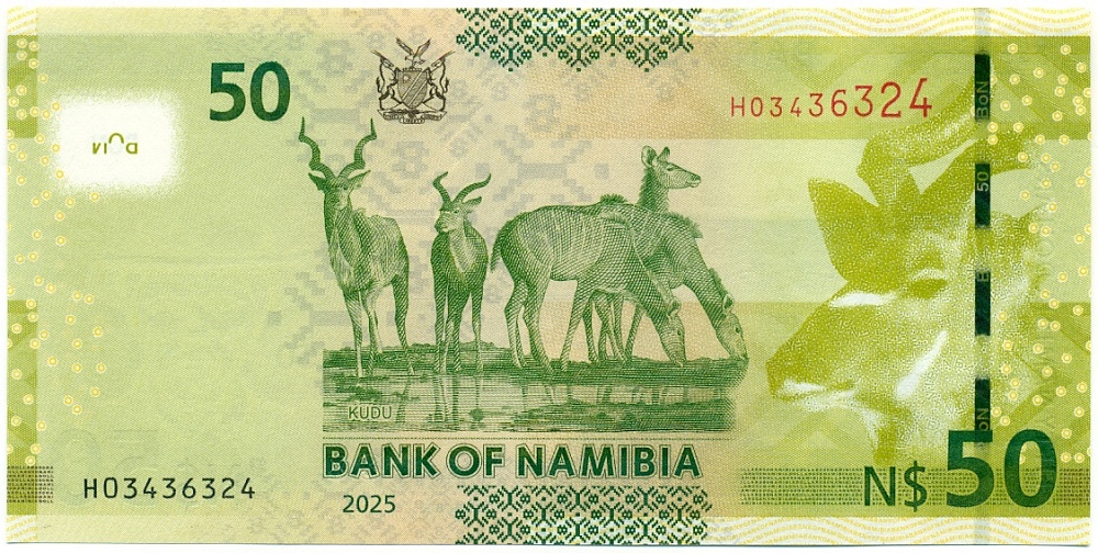 50 долларов 2025 года Намибия — Фото №2