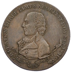 Токен 1/2 пенни 1795 года Великобритания — Мидлсекс (Д.И.Итон) — Фото №2