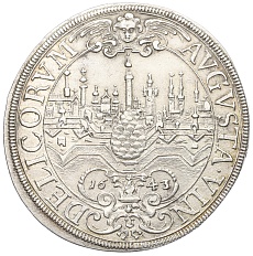 1 талер 1643 года Аугсбург — Фото №1