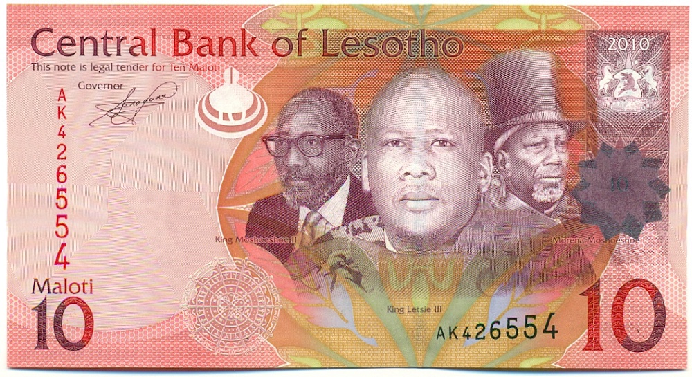 10 малоти 2010 года Лесото — Фото №1