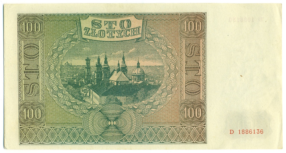 100 злотых 1941 года Польша — Фото №2