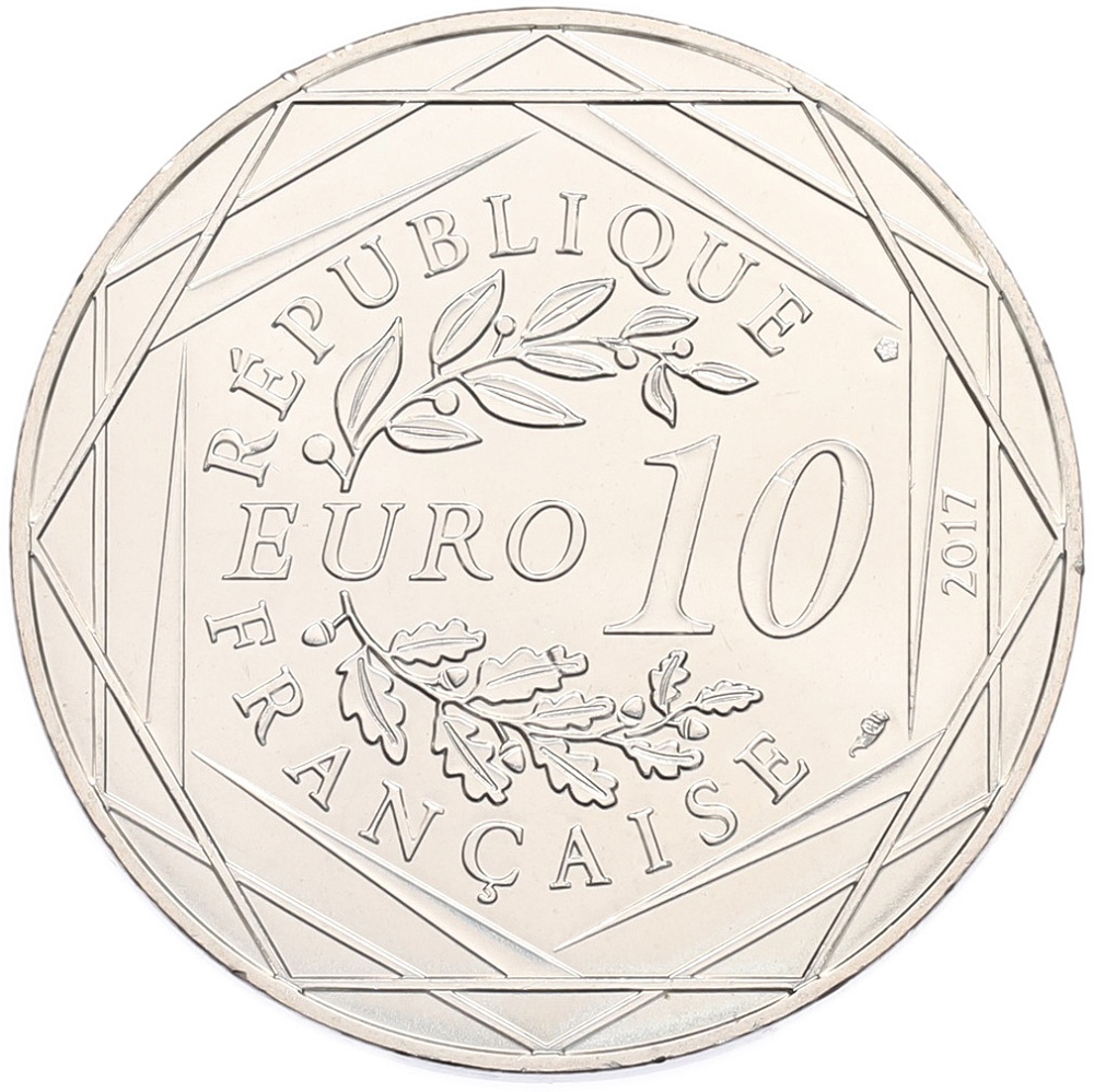 10 евро 2017 года Франция «Франция Жана-Поля Готье — Альпы» — Фото №2