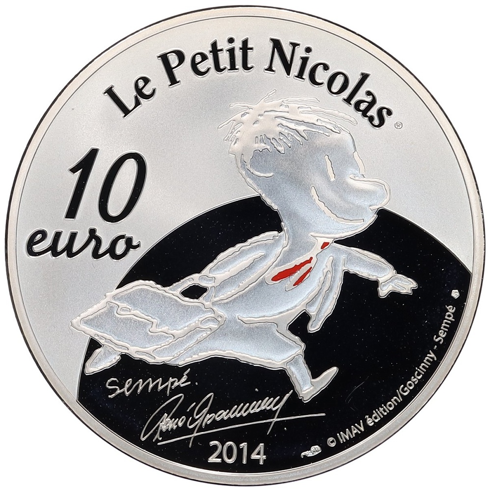 10 евро 2014 года Франция «Маленький Николя» — Фото №2