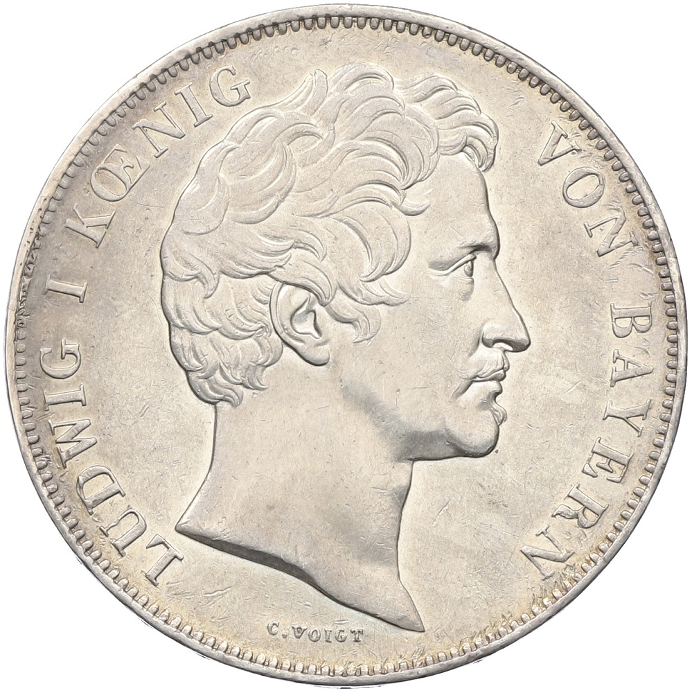 2 талера 1842 года Бавария «Вальхалла» — Фото №2