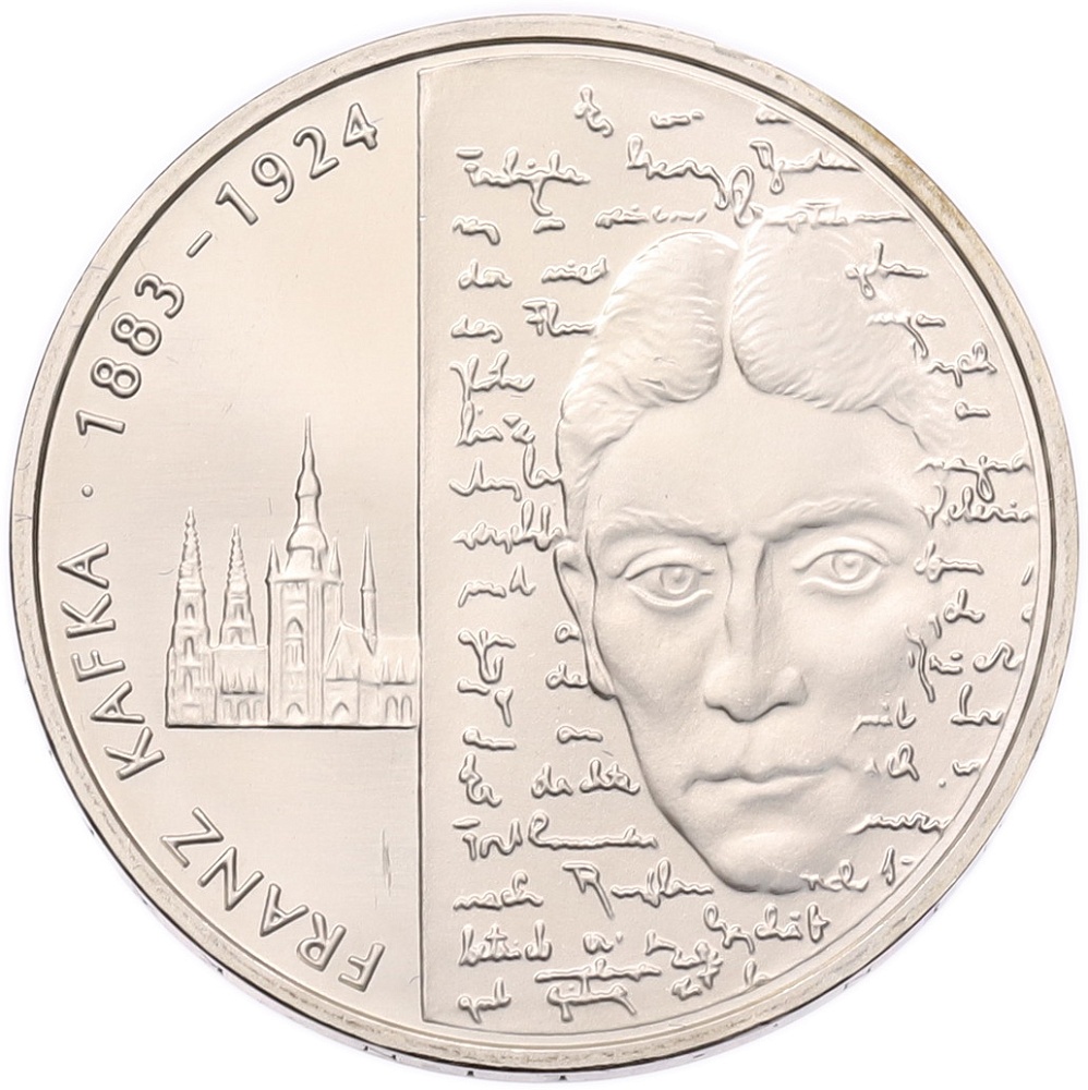 10 евро 2008 года G Германия «125 лет со дня рождения Франца Кафки» — Фото №1
