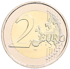 2 евро 2025 года Словения «100 лет со дня рождения Мики Мустера» — Фото №2